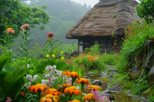 春天农村小屋图片 摄影图 下载至来源处