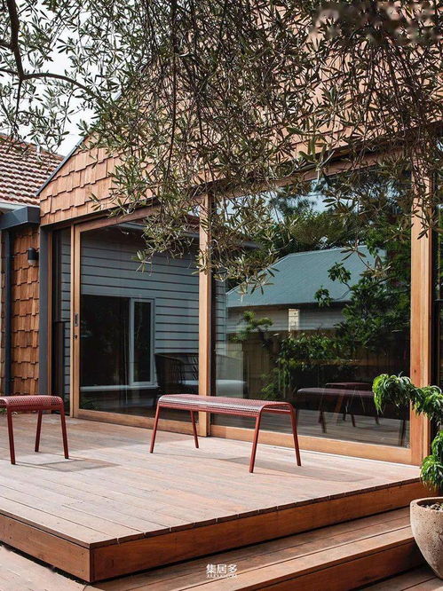 澳大利亚墨尔本 一栋完全用木头打造的现代小屋