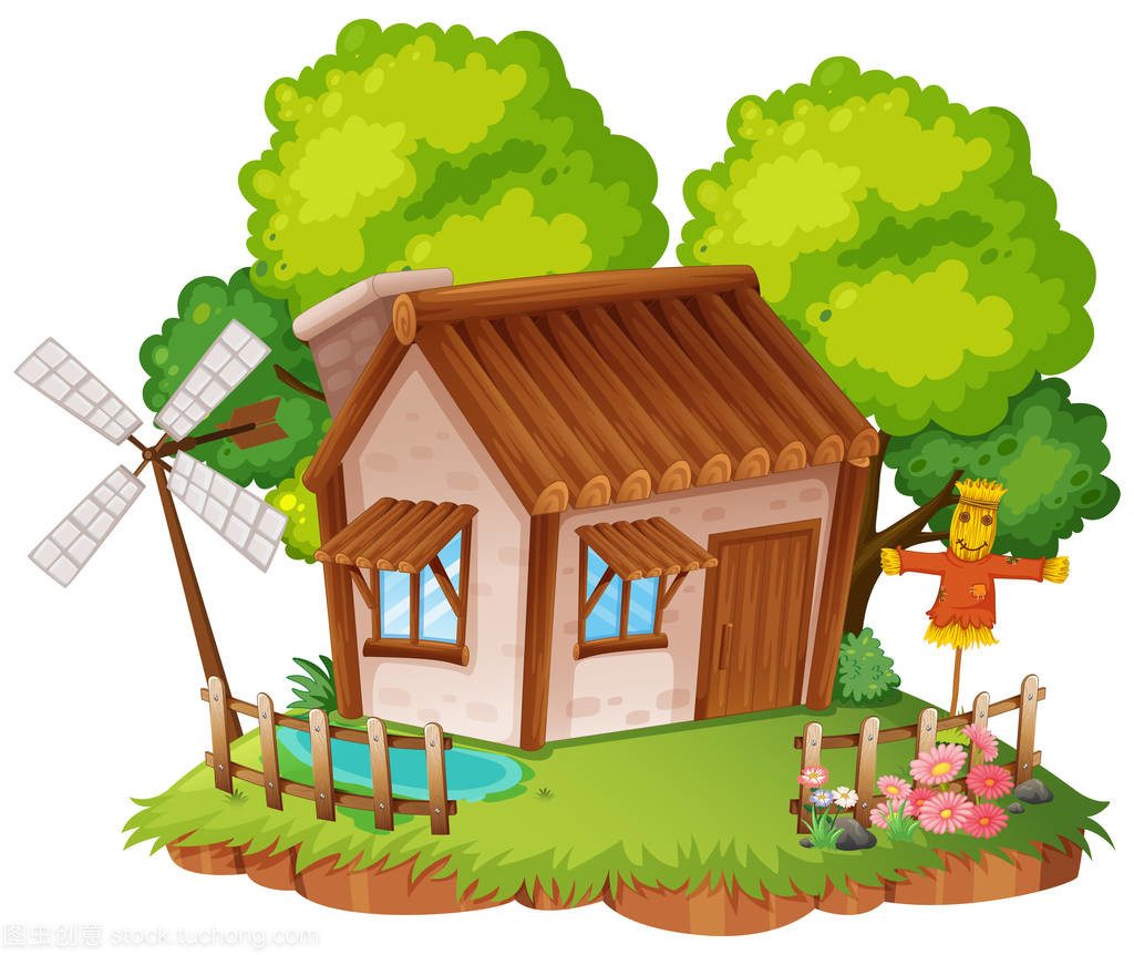 小小的花园小屋