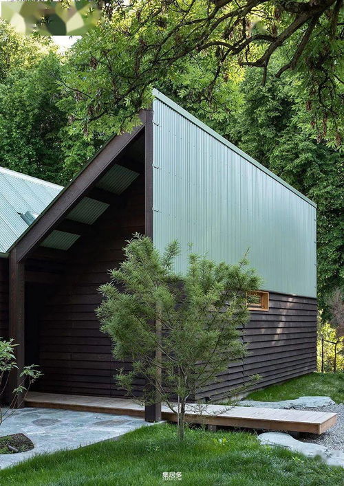 新西兰全木结构现代版森林小屋 自然与设计的完美融合